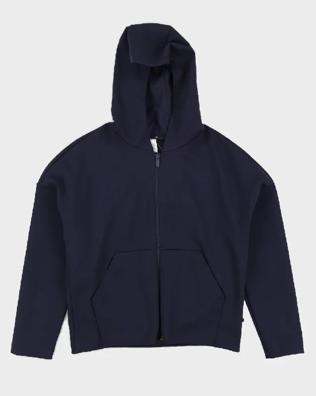 Lululemon Navy Athleisure Hooded Jacket - UK 12