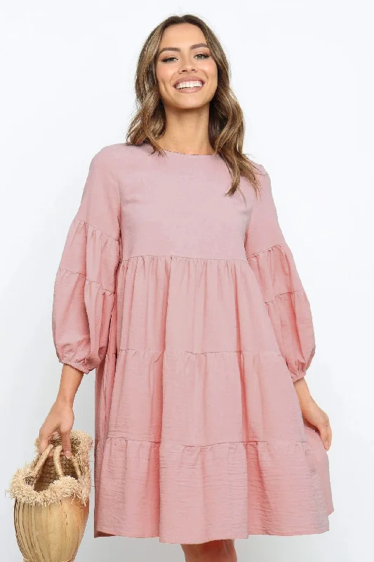 Casual Linen Long Sleeves Summer Daily Dresses