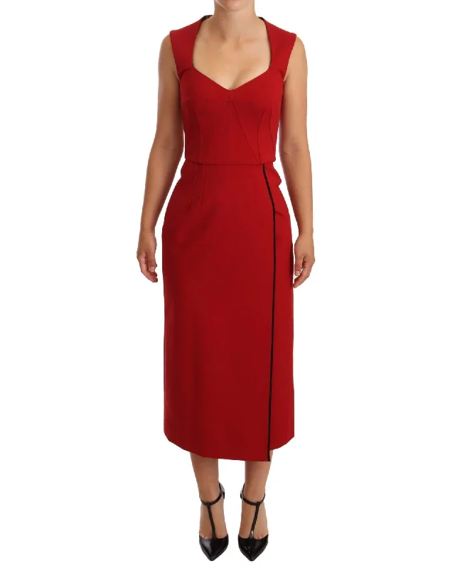 Dolce & Gabbana Sleeveless  Midi Stretch Dress