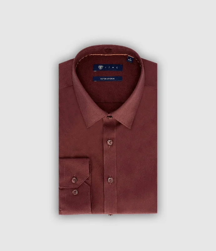 Chemise  MALTE MARRON-FONCE