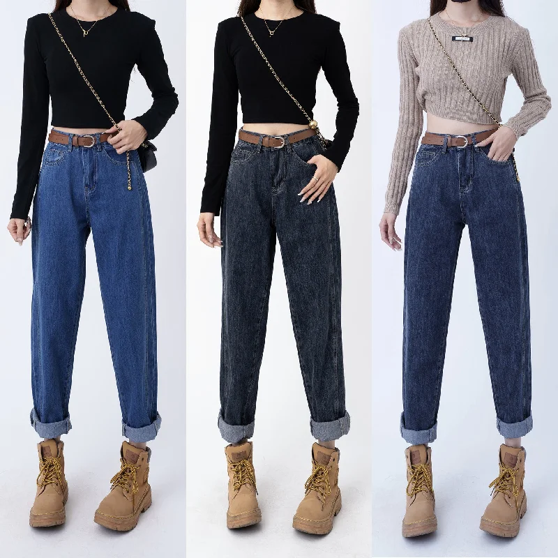 NiDELL: Women’s Elegant Straight Leg Jeans For Autumn