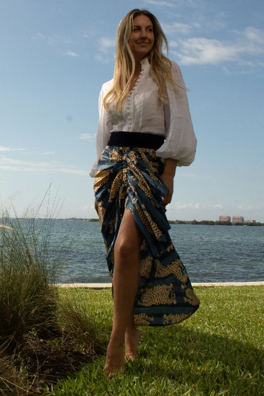 Luciana Pareo Skirt Blue