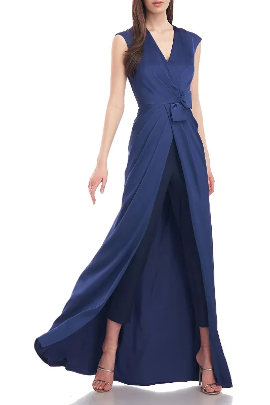 Kay Unger 5545927 Long Sleeveless Formal Jumpsuit