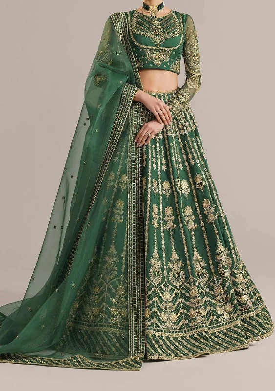 Akbar Aslam Shahul Pakistani Organza Lehenga Choli