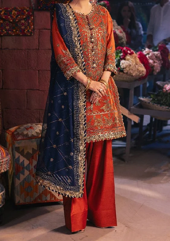 Asim Jofa Chamkeeli Pakistani Embroidered Chiffon Dress