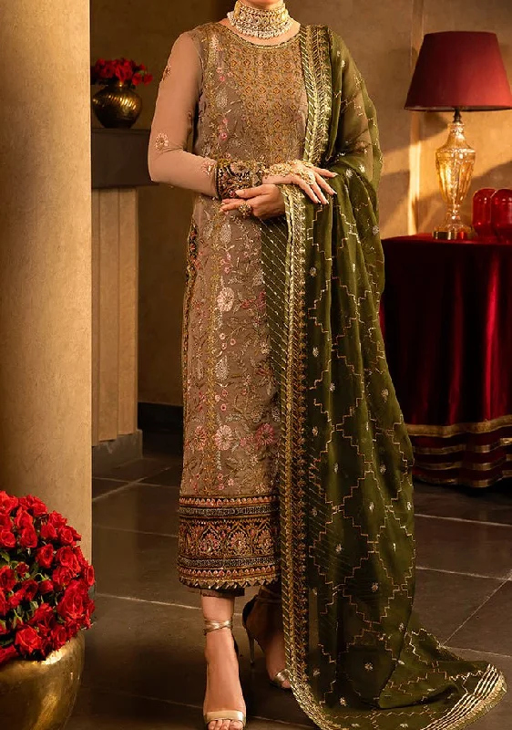 Asim Jofa Velvet Festive Pakistani Chiffon Dress