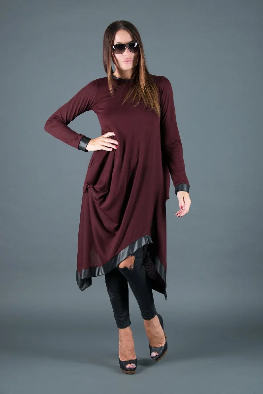 Asymmetrical Knitted Dress SVETLANA