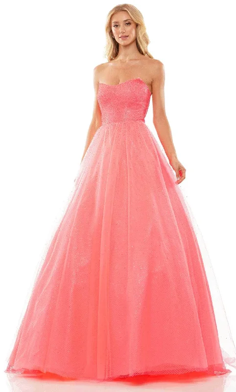 Colors Dress 2939 - Strapless Dress