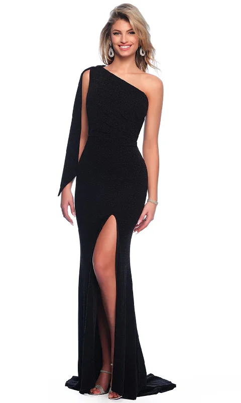 Dave & Johnny 11851 - One Shoulder Fitted Evening Dress