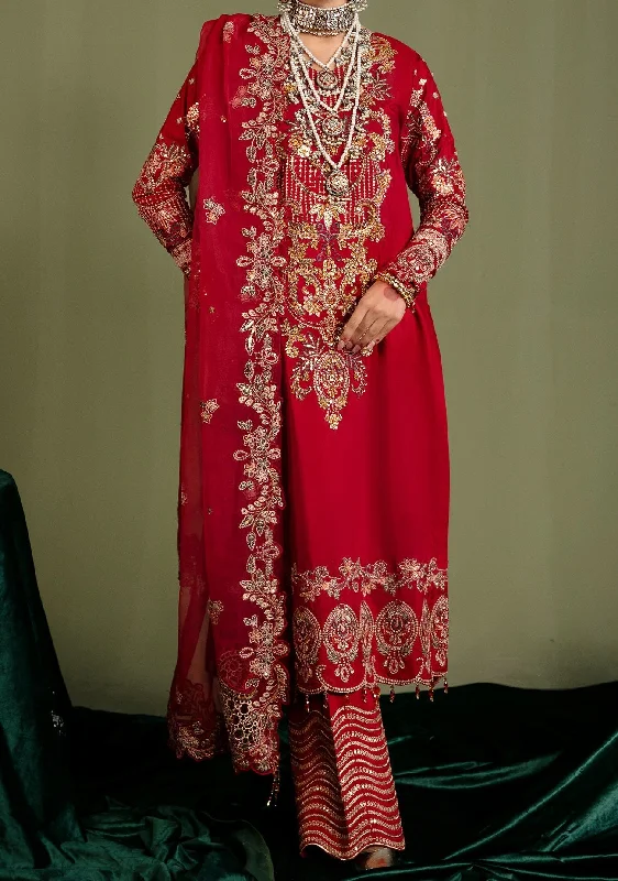 Emaan Adeel Ulfat Pakistani Luxury Silk Dress