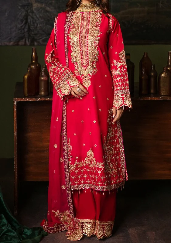 Emaan Adeel Zebaish Pakistani Luxury Silk Dress