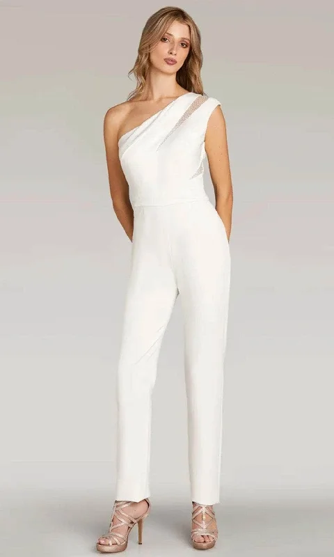 Gia Franco 12319 - One Shoulder Fitted Jumpsuit