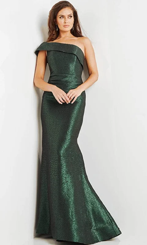 Jovani 09752SC - One Shoulder Mermaid Prom Dress