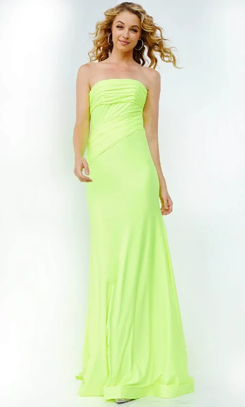 JVN by Jovani JVN09027 - Straight Across Gown