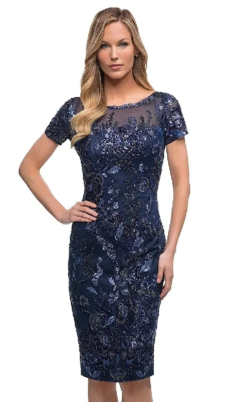 La Femme - Knee Length Dress 29959SC