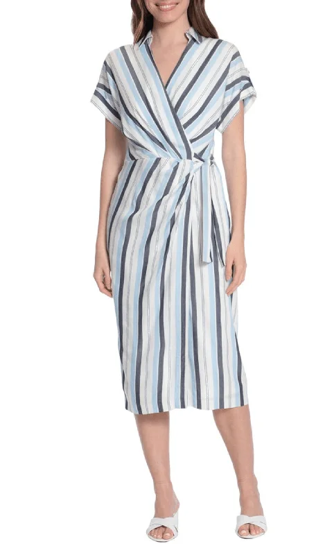 London Times T6221M - Stripe Dress