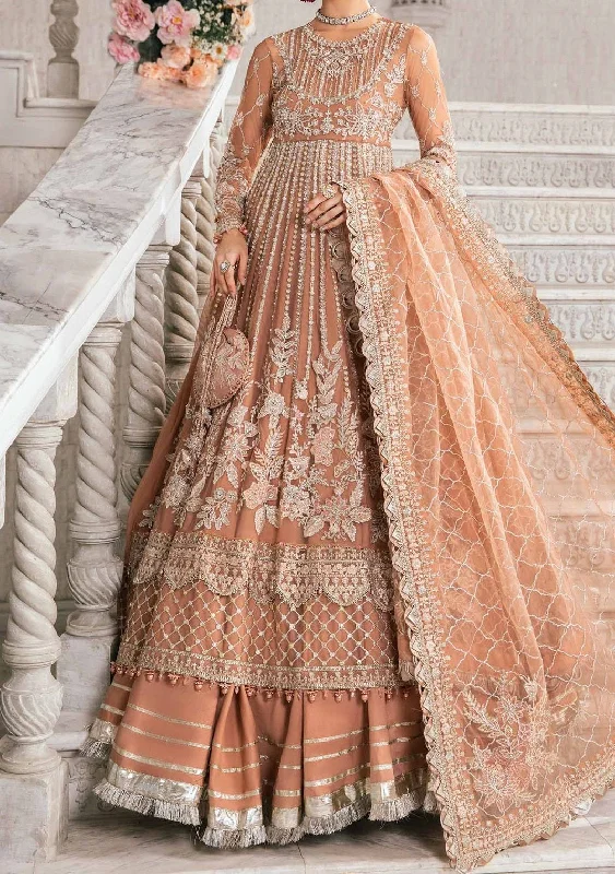 Maria.B Mbroidered Pakistani Luxury Net Lehenga Suit