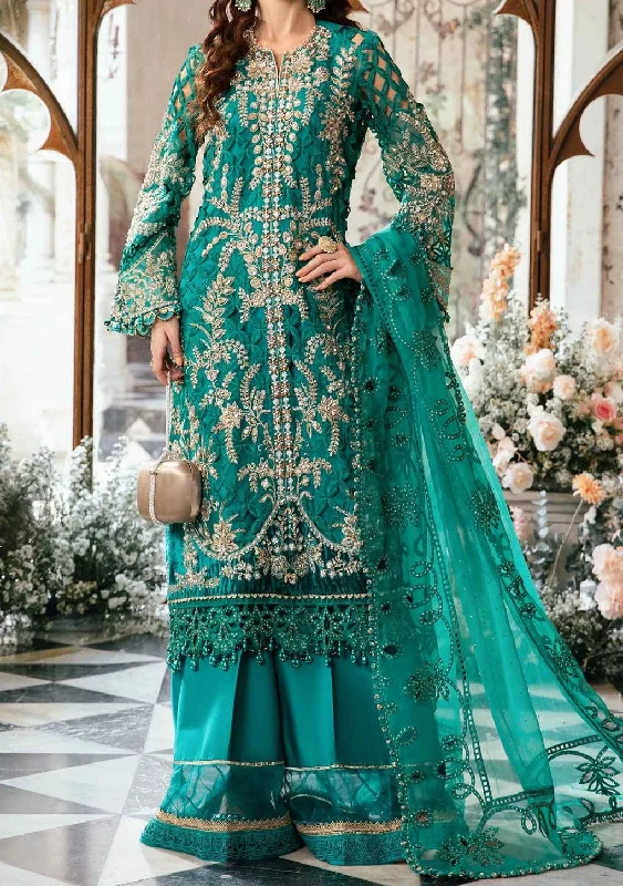 Maria.B Mbroidered Pakistani Luxury Organza Dress