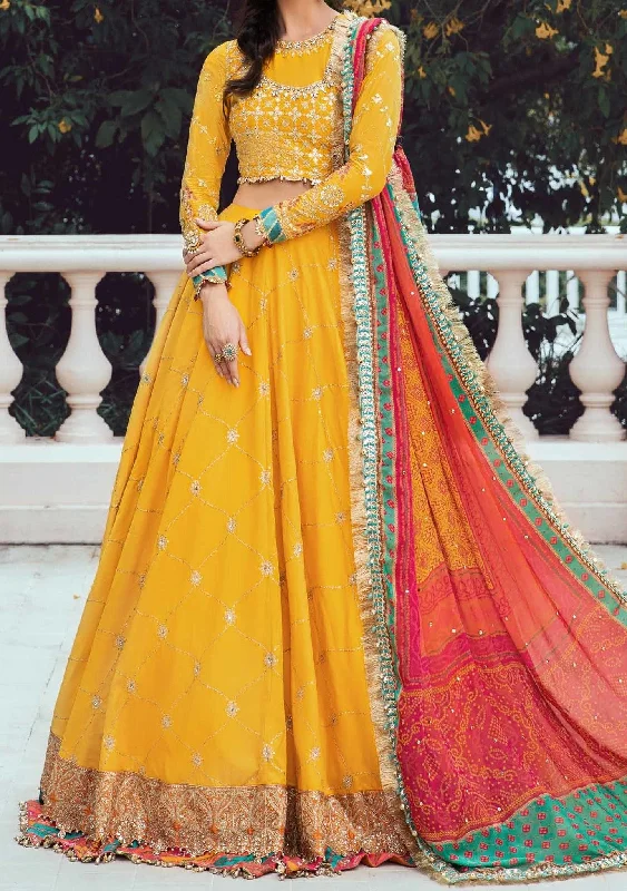 Maria.B Sateen Pakistani Lehenga Choli