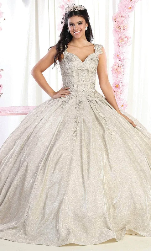 May Queen LK178 - Applique Ballgown