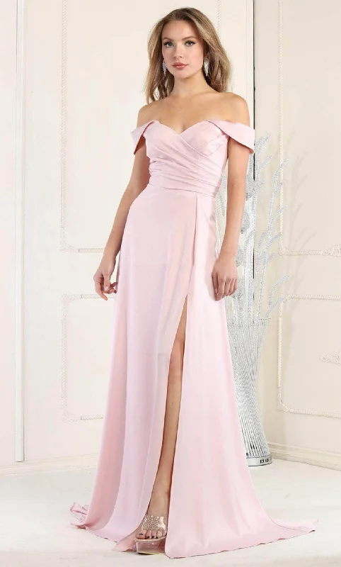 May Queen MQ1960 - Off Shoulder Gown