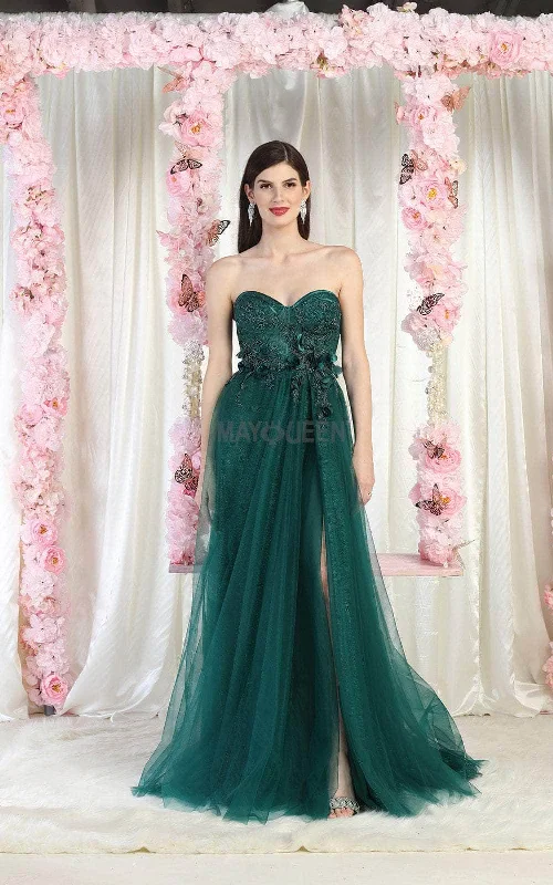 May Queen MQ1961 - Strapless Ballgown