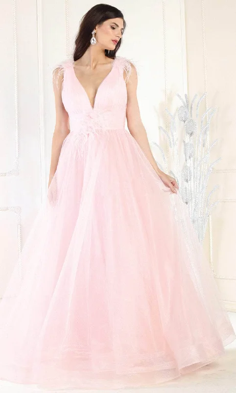 May Queen RQ7929 - Fringe Ballgown