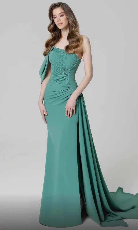 MNM Couture N0473 - Shirred Bodice Evening Dress