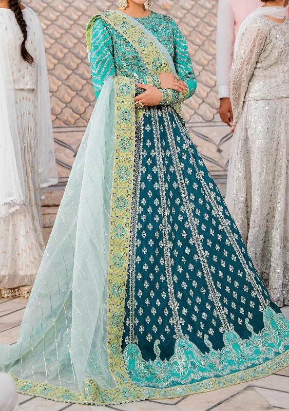 Akbar Aslam Eshana Pakistani Raw Silk Lehenga Choli