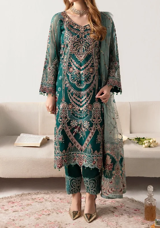 Ramsha Minhal Pakistani Luxury Organza Dress