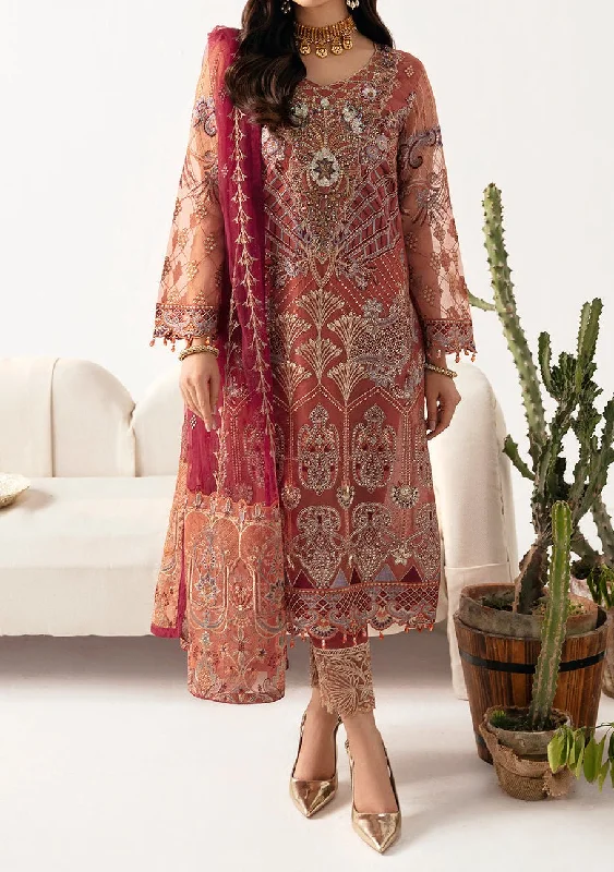 Ramsha Minhal Pakistani Luxury Organza Dress