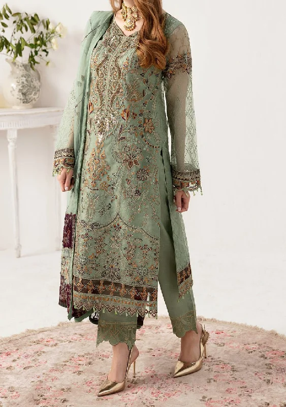 Ramsha Minhal Pakistani Luxury Organza Dress