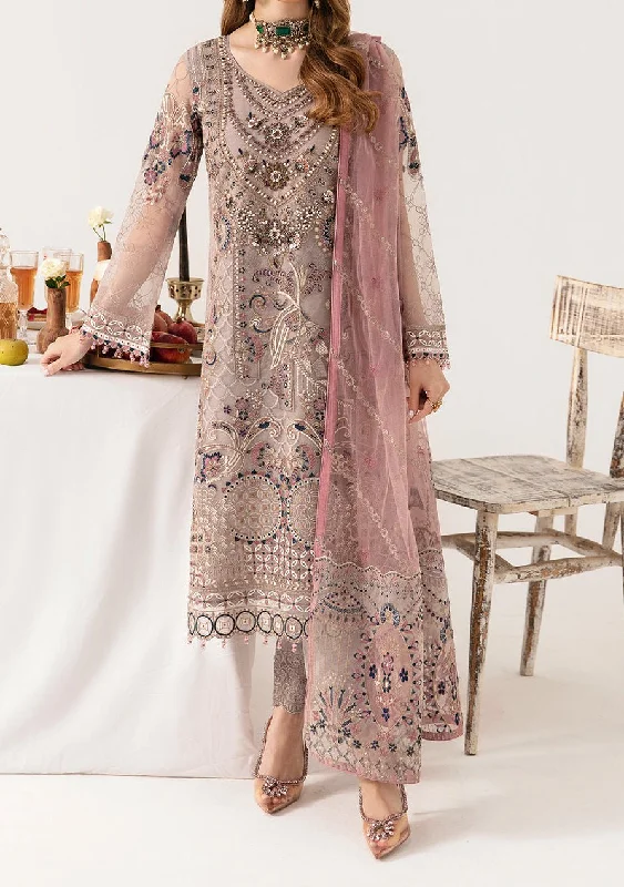 Ramsha Minhal Pakistani Luxury Organza Dress