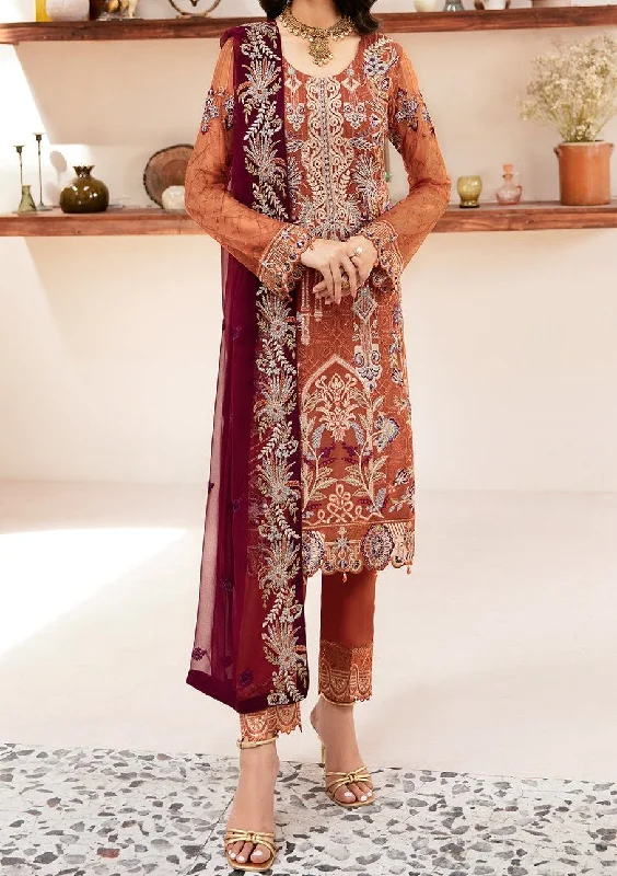 Ramsha Rangoon Pakistani Luxury Chiffon Dress