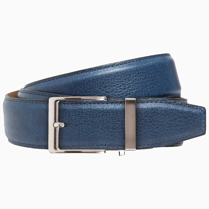 Pebble Denim Dress Ratchet Belt 1.575" Strap [40mm]