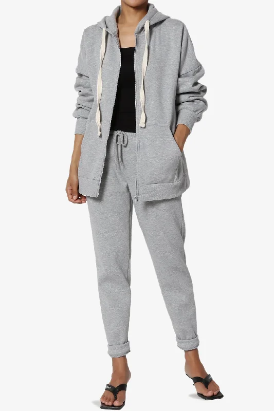 Accie Fleece Jacket & Jogger Pants Set PLUS