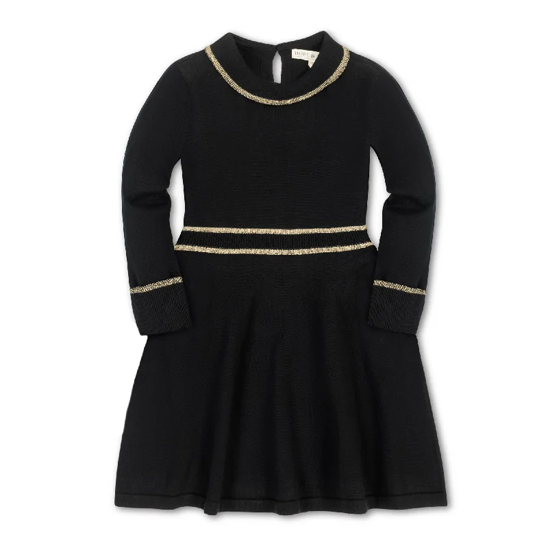 Organic Ruffle Collar Sweater Dress - Baby