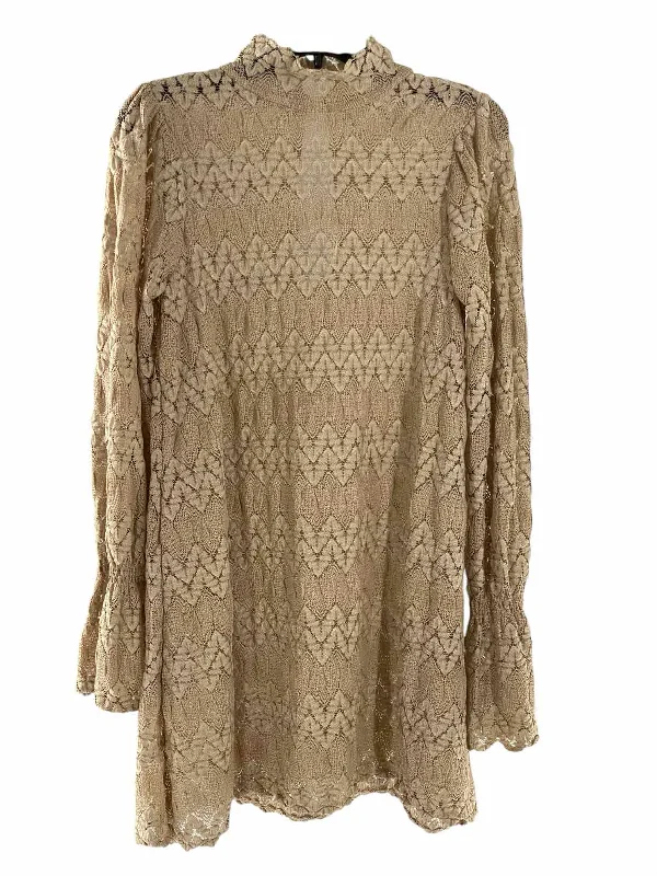 Free People Size XS Beige Lace Dress