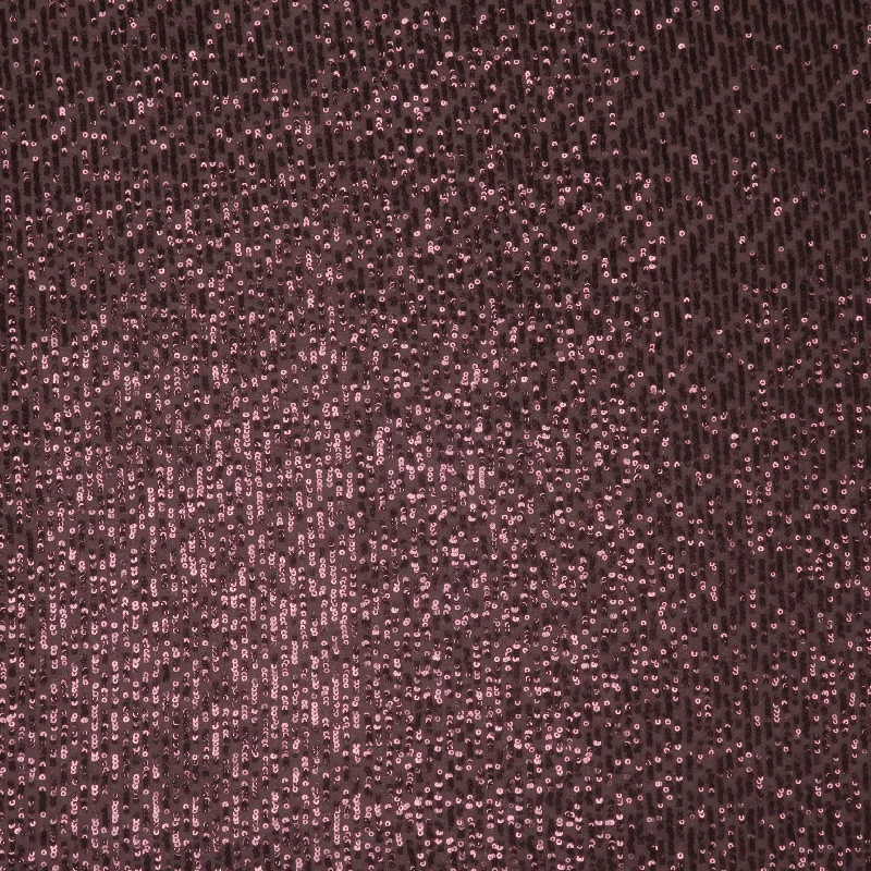 Blush Plain Fully Small Size Multi-Sequins Fabric