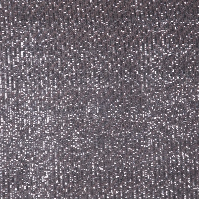 Silver Plain Fully Small Size Multi-Sequins Fabric