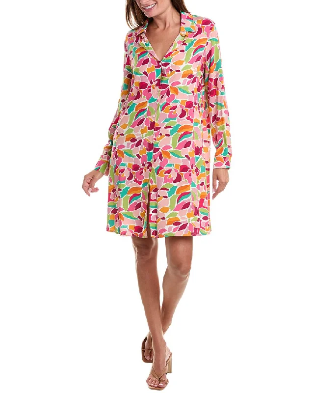 ANNA KAY Arizona Silk-Blend Shirtdress