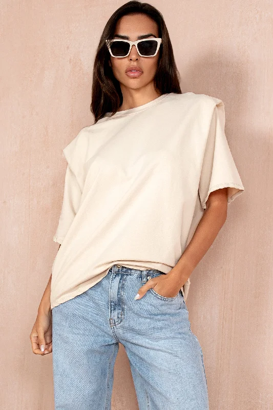 Bobbi Stone Shoulder Detail T-Shirt