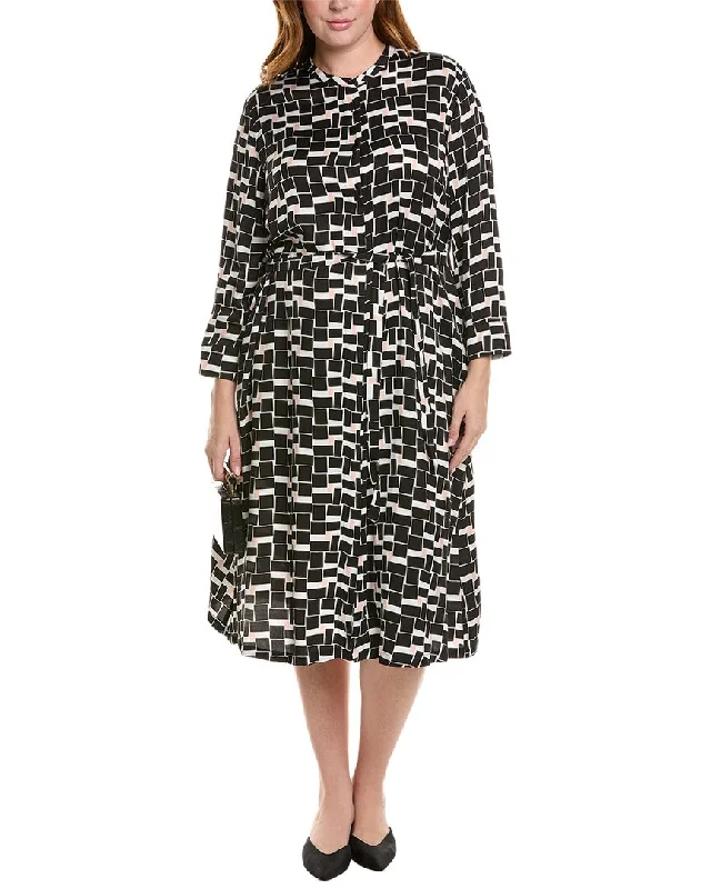 Marina Rinaldi Plus Derby Shirtdress